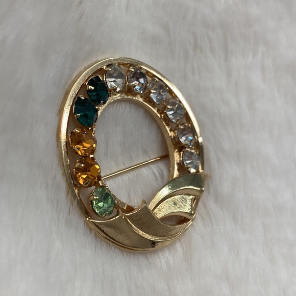 Vintage Crystal Brooch - Picture 2 of 5